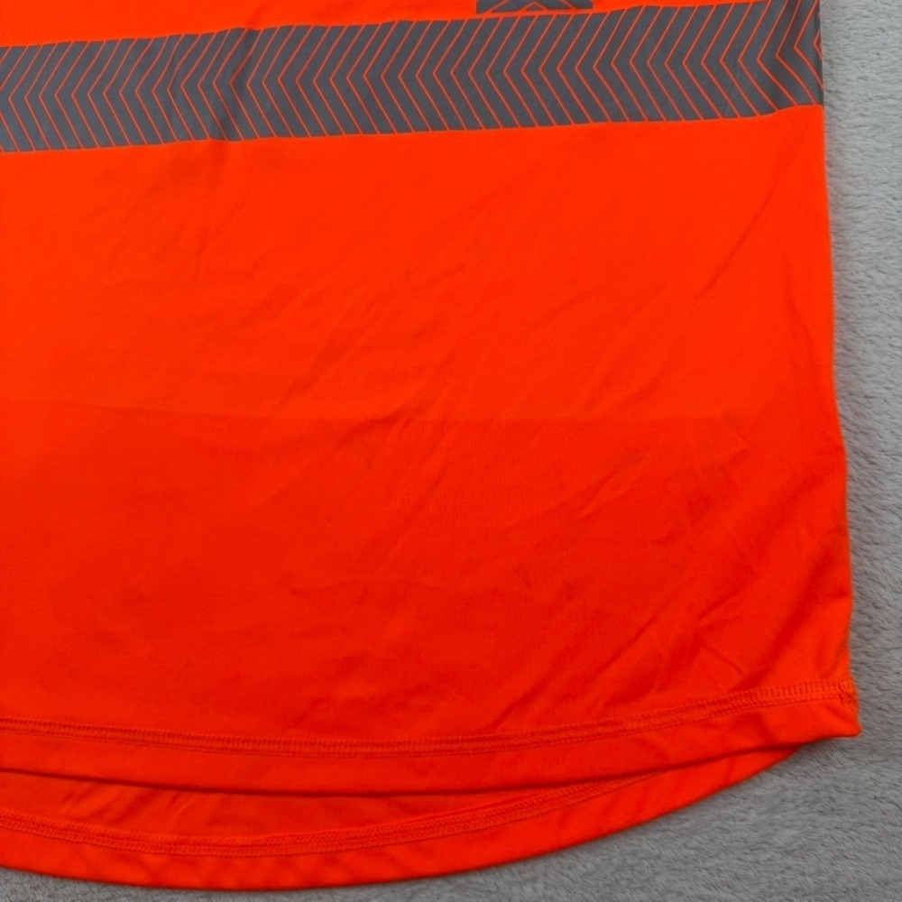 Ariat Rebar Mens Safety Orange Reflective High Vis Work Shirt V-Neck Large - Picture 6 of 12